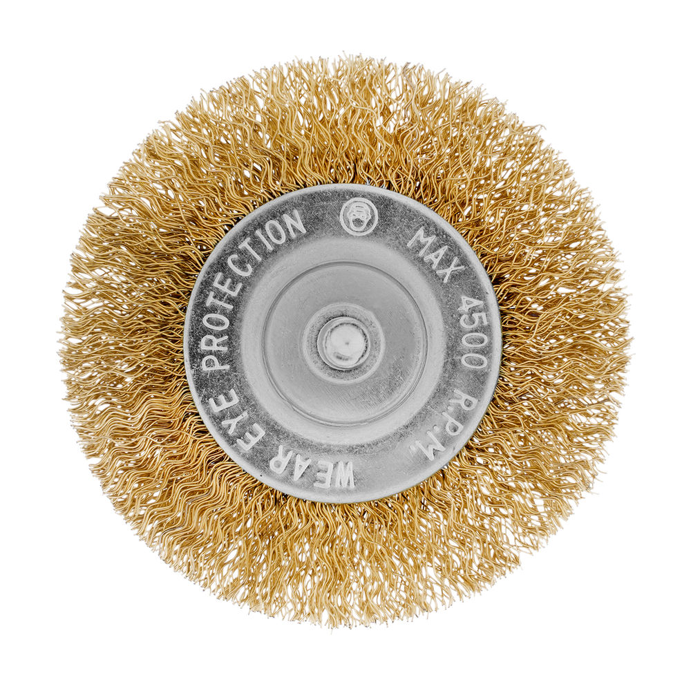 Набор щеток для дрели, 5 шт, 2 плоские, 50-75 мм, 3 чашки, 25-50-75 мм, со шпильками Matrix (74492)