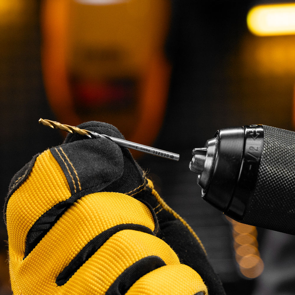 Набор сверл по металлу, 1,5-6,5мм, Р6М5-TiN, Golden Tip, 13 шт Denzel (723002)