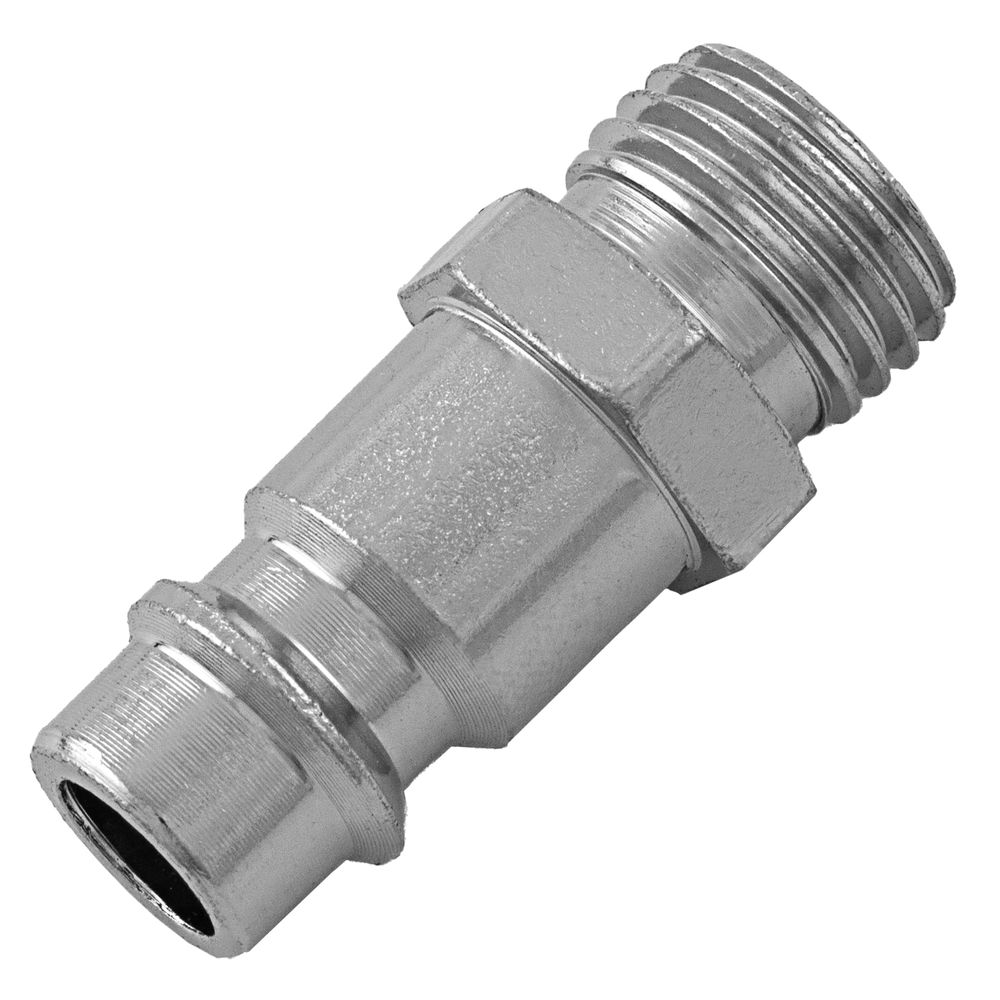 Ниппель универсальный быстросъемный (папа) 1/4, внешняя резьба, 2 шт, Stels (57053)