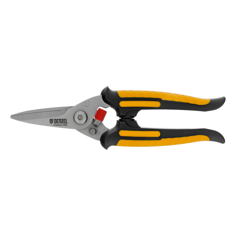 Ножницы универсальные, 185 мм, нержавеющая сталь Denzel (78318)