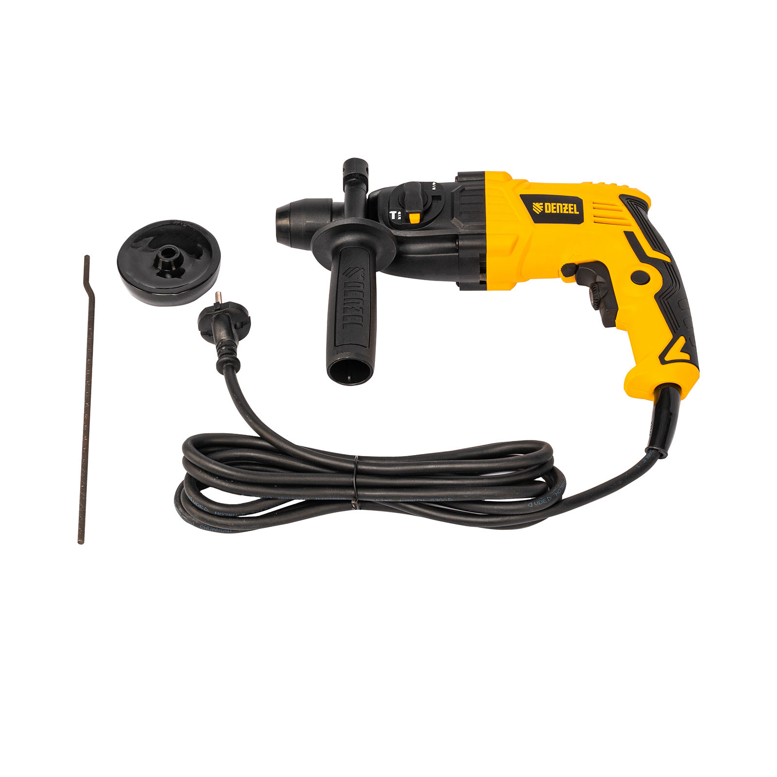 Перфоратор электрический RH-400-12, SDS-plus, 400 Вт, 1.2 Дж, 2 режима Denzel (26601)