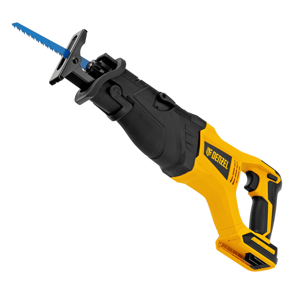 Пила сабельная аккумуляторная бесщет BRC-120-0, 18В Li-Ion Denzel (28461)