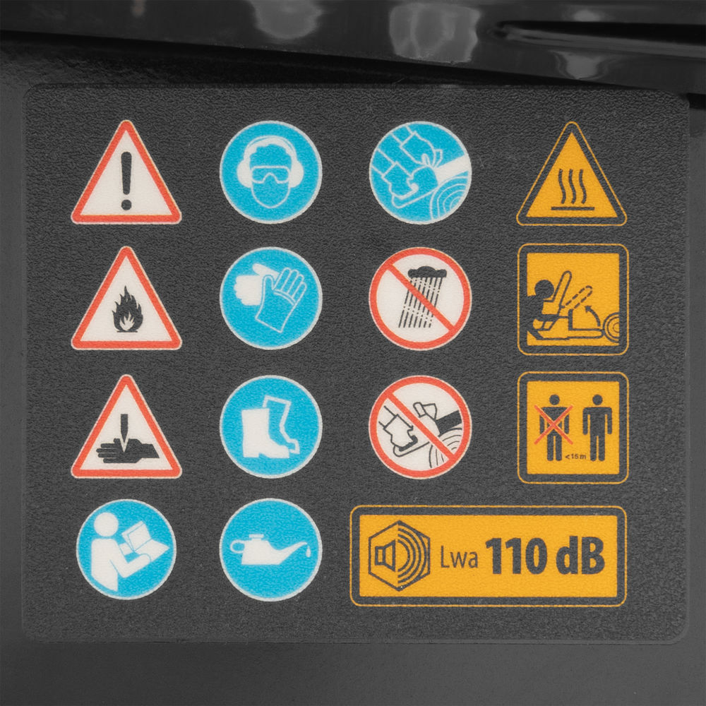 Пила цепная бензиновая DGS-5218, шина 45 см, 52 см3, 3.5 л.с, шаг 0.325, паз 1.5 мм, 72 звена Denzel (95233)