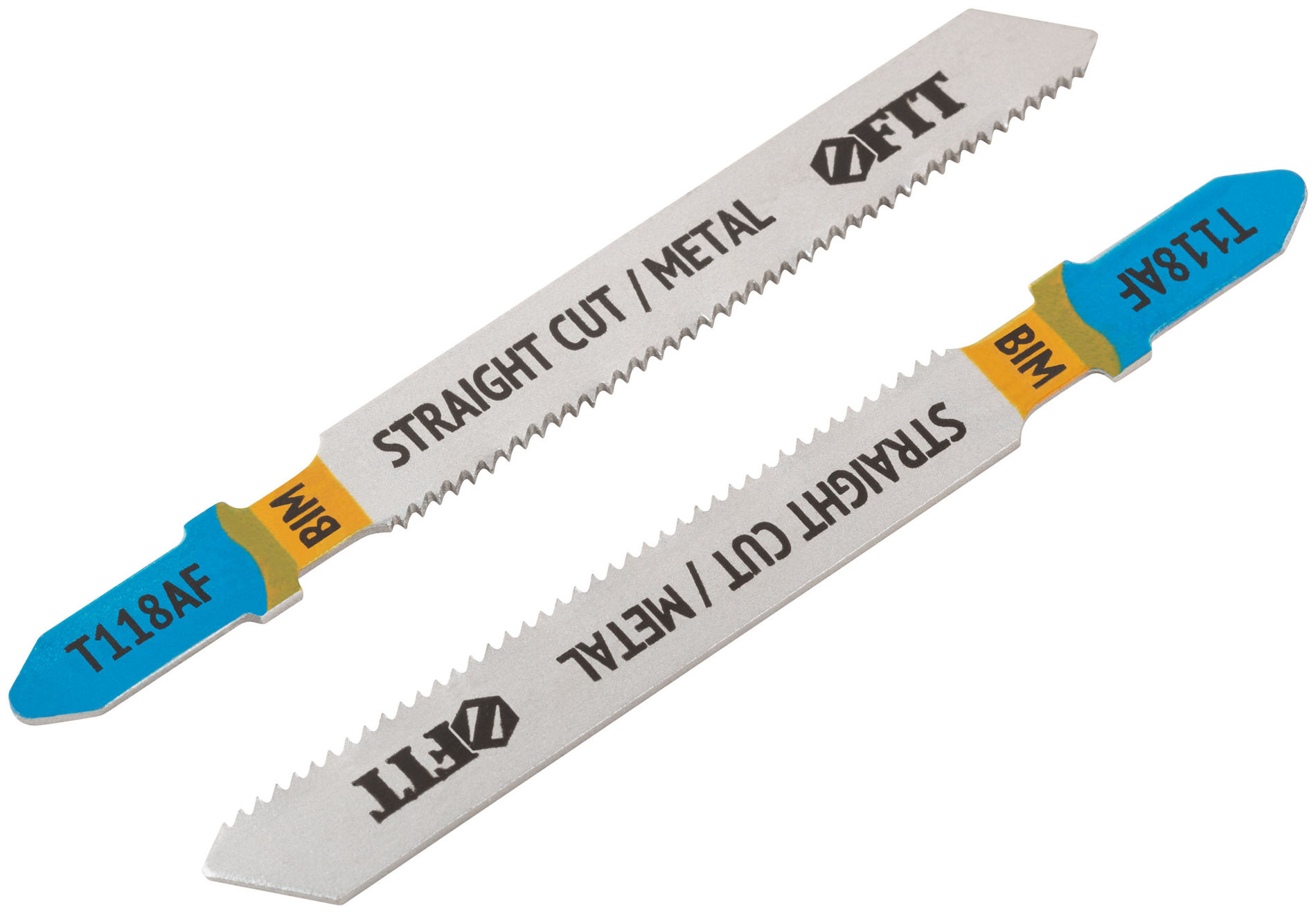 Полотна по металлу, Bimetal, фрезерованные, волнистые зубья, 76/51/1,2 мм (T118AF), 2 шт. (40916)