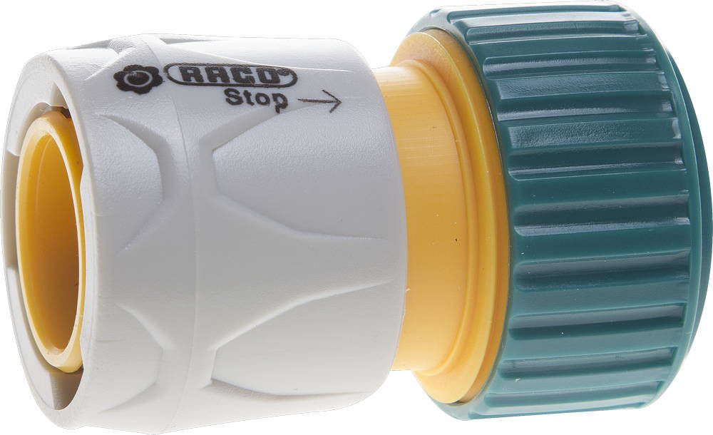 Быстросъемный соединитель для шланга ORIGINAL 3/4, с автостопом, из ABS пластика RACO 4250-55206C