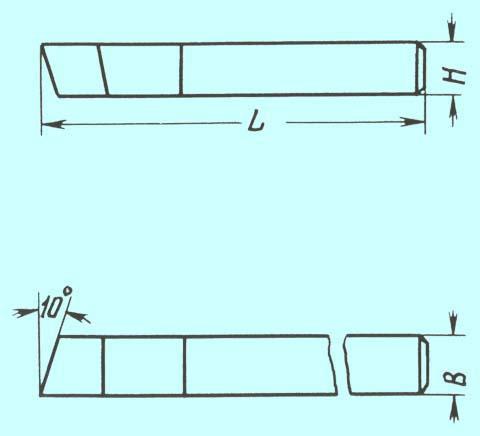 Резец проходной прямой 32х20х160 Т14К8