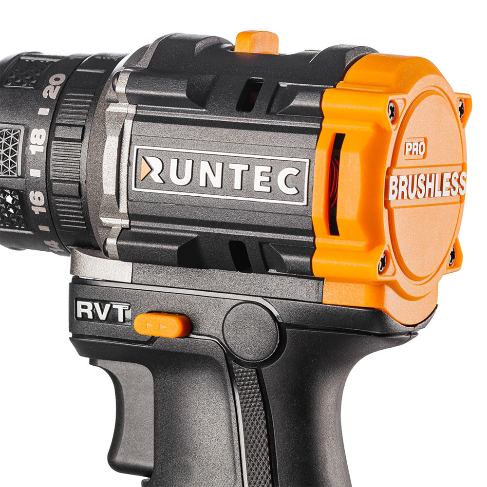 Дрель-шуруповерт ударная аккумуляторная PRO 13 мм, 20В, 2*2Ач, 60Нм RUNTEC RT-ID223