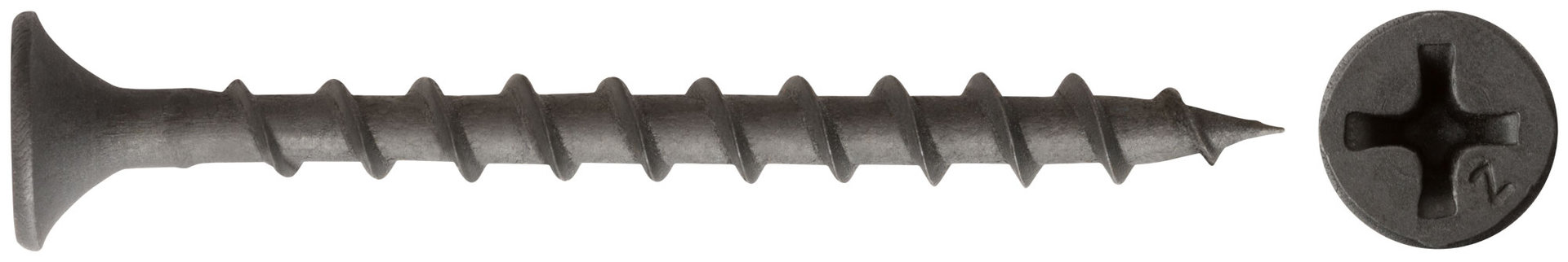 Саморезы черные по гипроку к дереву 3,5 х 41 (фасовка 20шт.) (22041-2)