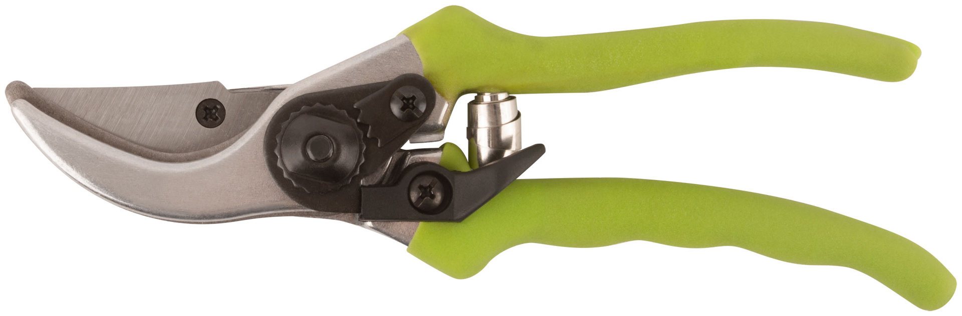 Секатор, режущие кромки внахлест, алюминиевые ручки с ПВХ покрытием 205 мм (77083)