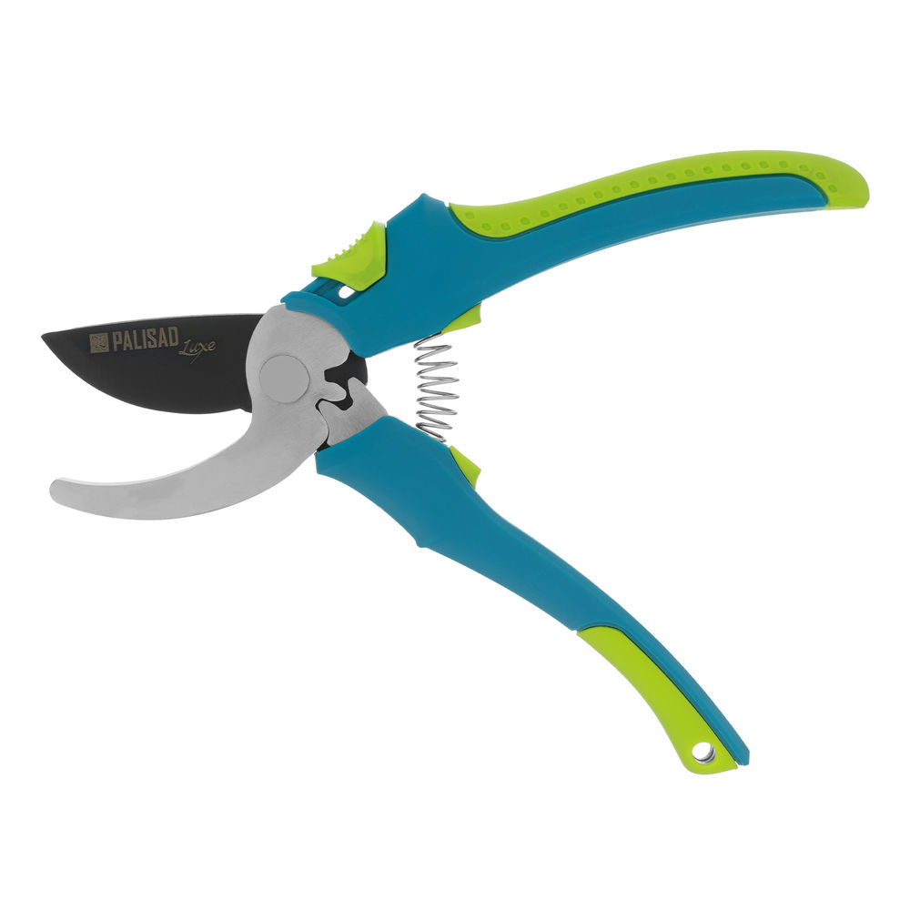 Секатор прямого реза, 215 мм, двухкомпонентные рукоятки, Luxe, Palisad (60477)