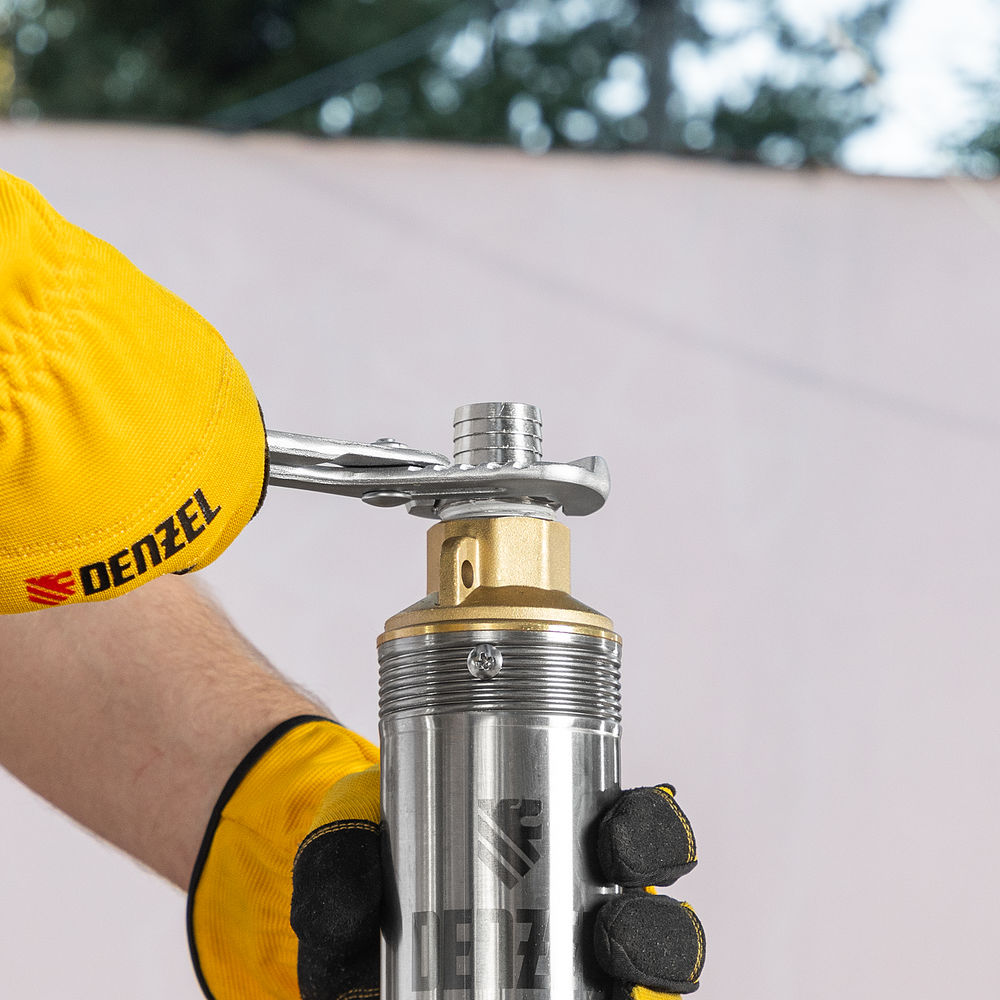 Скважинный насос DWC-3-60, центробежный, диаметр 3, 800 Вт, 3300 л/ч, напор 60 м Denzel (97255)