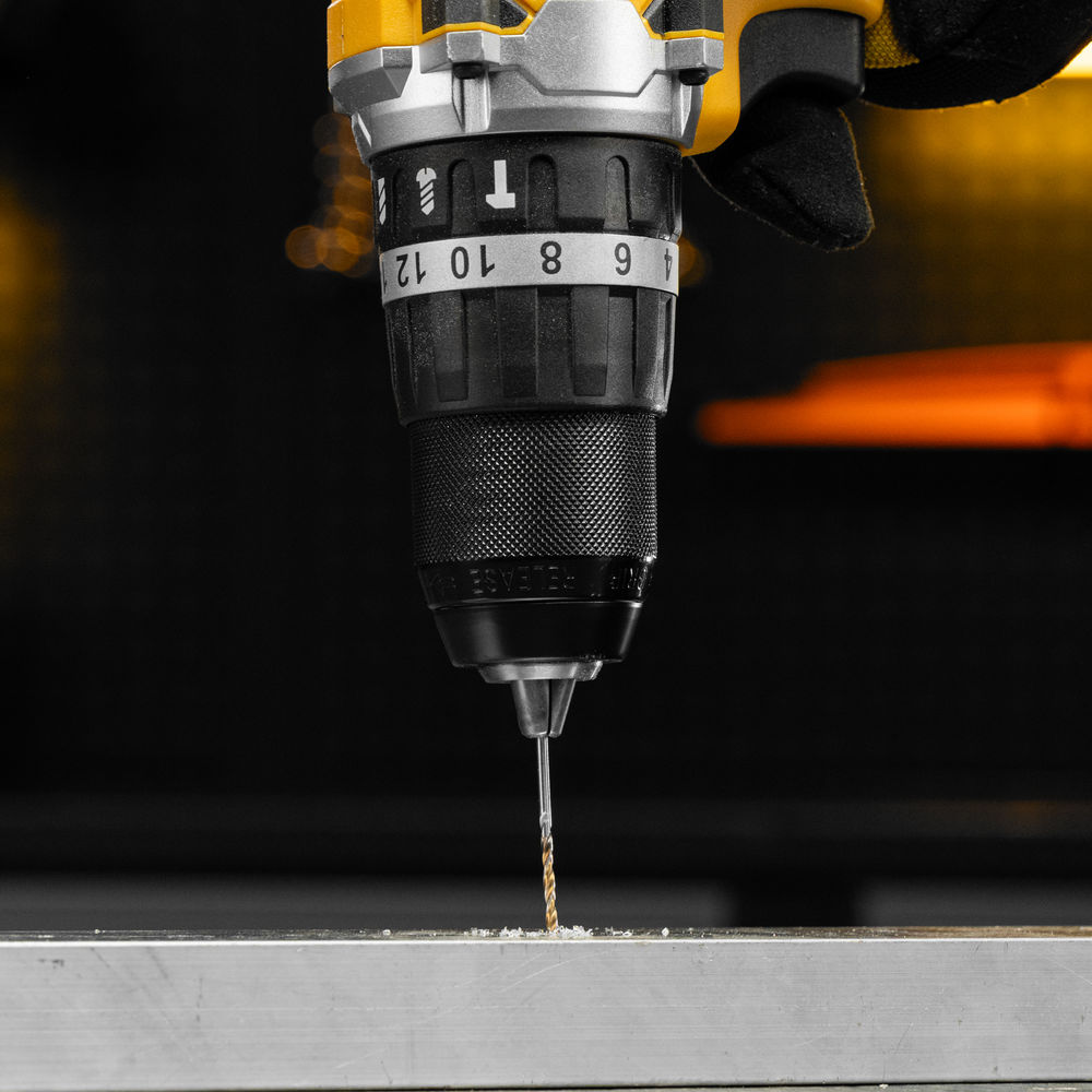 Сверло спиральное по металлу 2 x 49 мм, Р6М5, Golden Tip , 2шт. Denzel (718223)