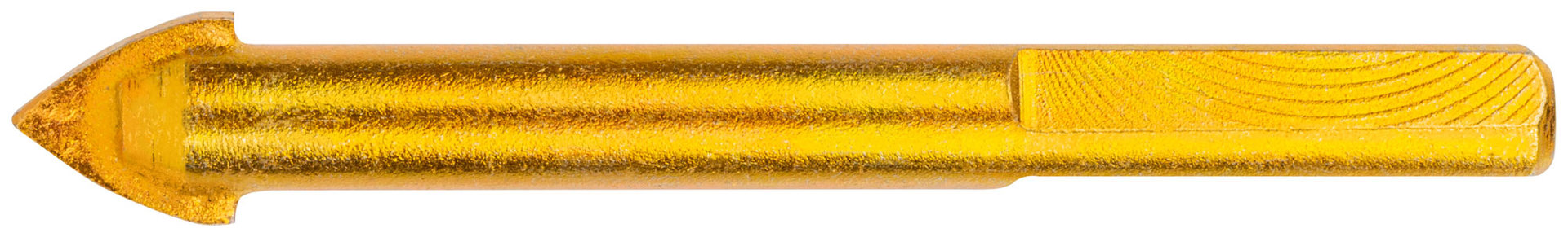 Сверло универсальное по кафелю, стеклу, керамограниту, бетону, кирпичу, трехгранный хвостовик, 12х85 мм (35177)