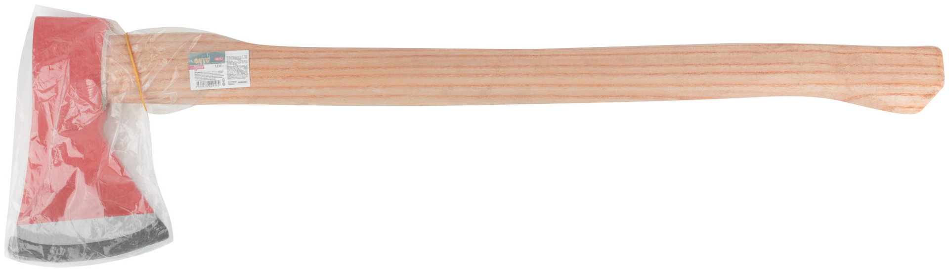 Топор кованая усиленная сталь, деревянная длинная ручка 1250 гр.