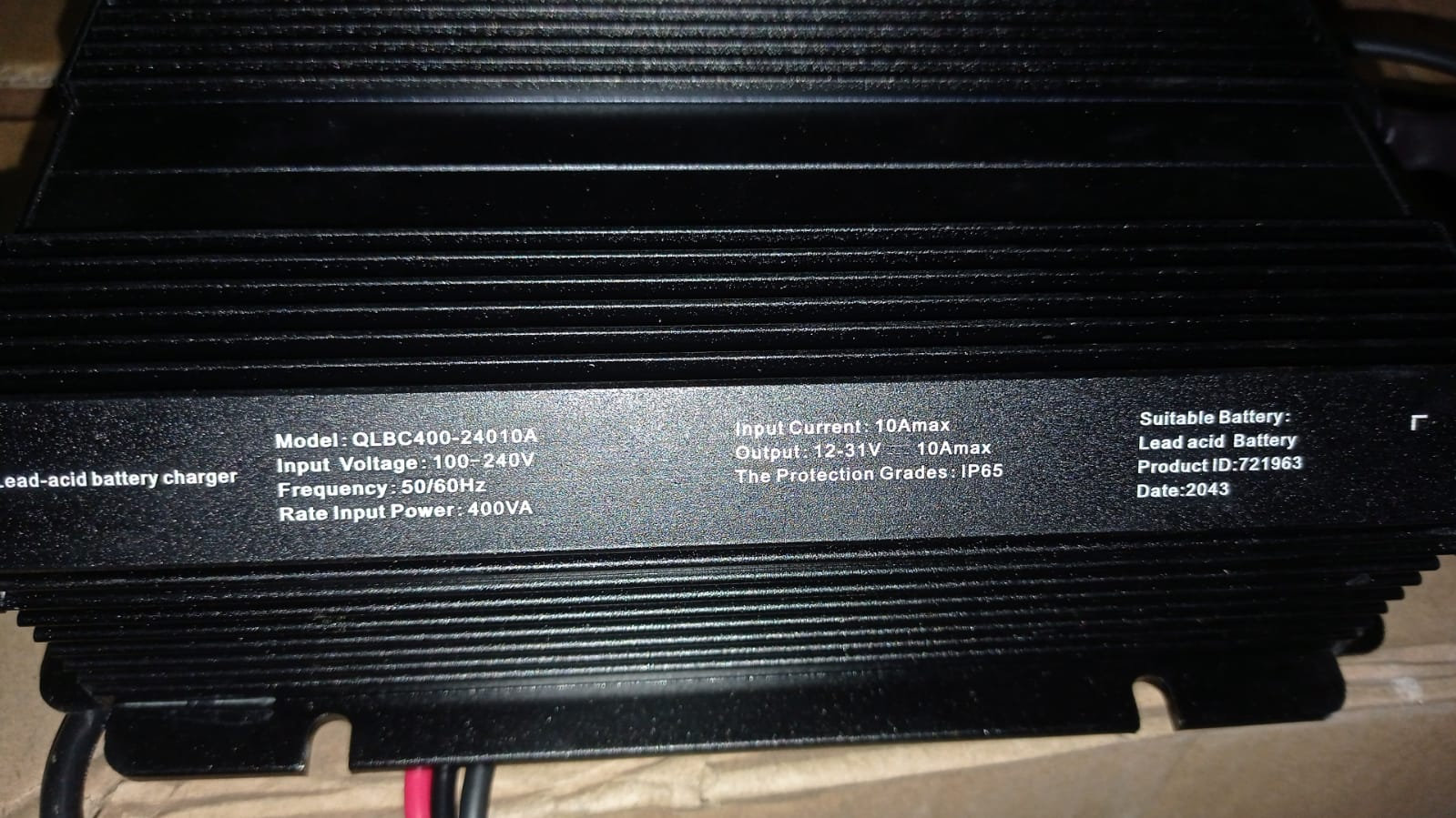 Зарядное устройство для штабелёров CDD10R-E/CDD12R-E 24V/10A (Charger) (1018882)