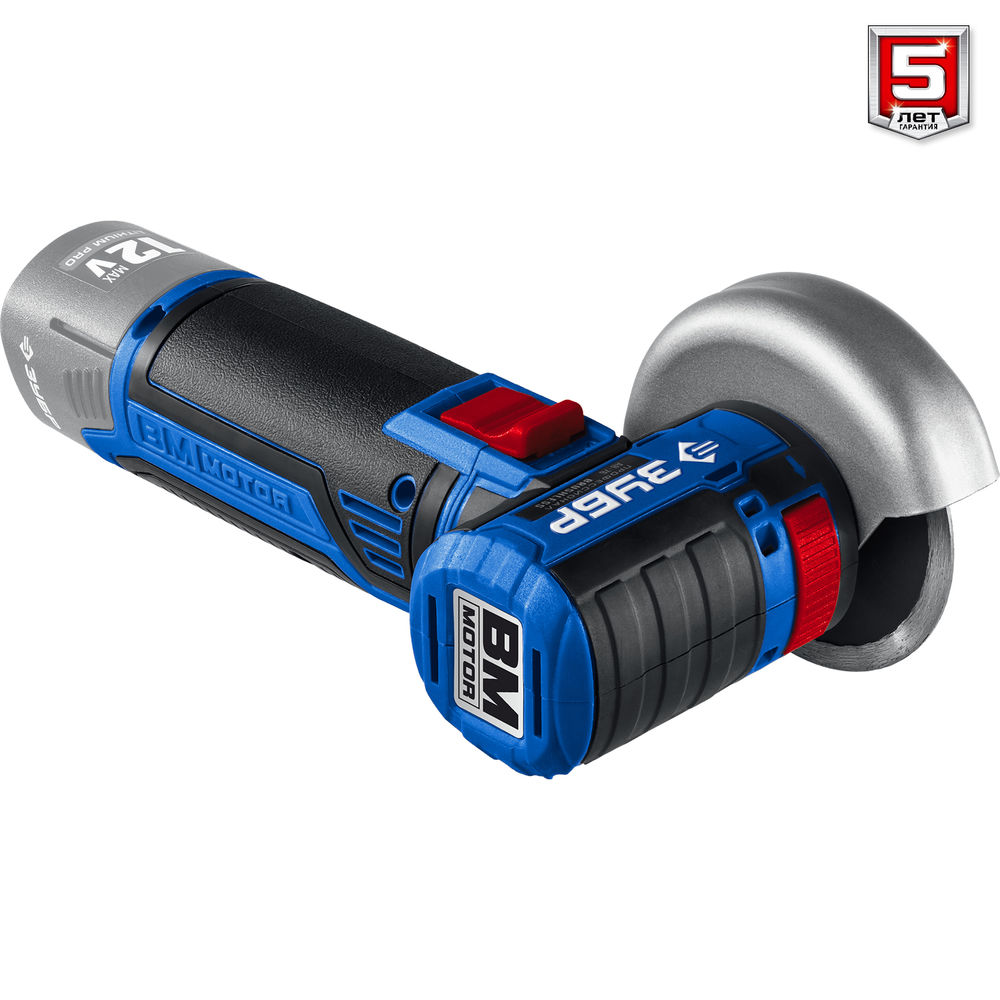 УШМ бесщеточная 12 В d76 мм без АКБ тип Т7 Профессионал ЗУБР AB-76