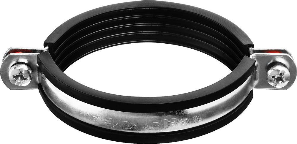 Хомут трубный с гайкой 3, цинк, 6 шт ЗУБР 37850-87-94  