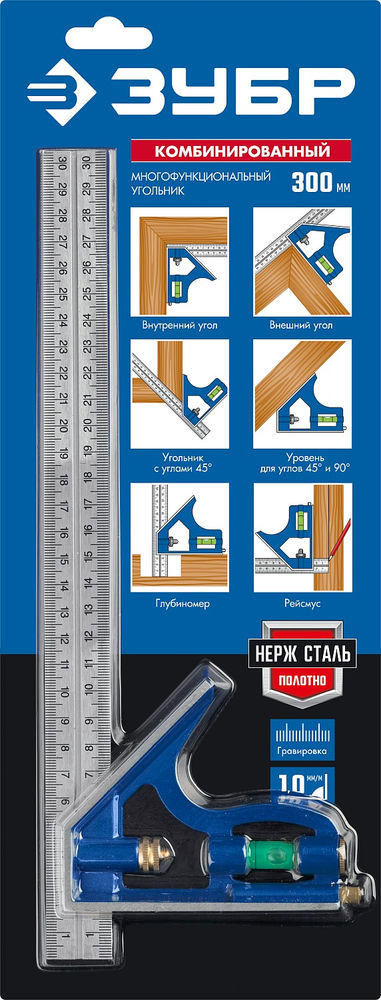Угольник комбинированный 300 мм ЗУБР Профессионал 3436_z02  
