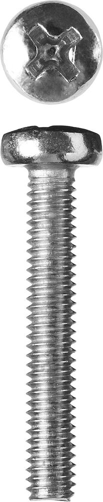 Винт с полусферической головкой M4?25 мм DIN 7985 кл. пр. 4.8 цинк 5 кг ЗУБР 303150-04-025