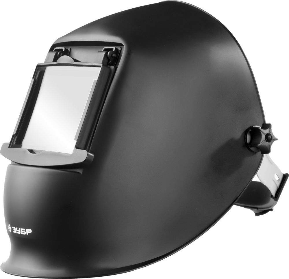 Маска сварщика МСО-11, затемнение 11, откидной блок, со стеклянным светофильтром ЗУБР Профессионал 11072