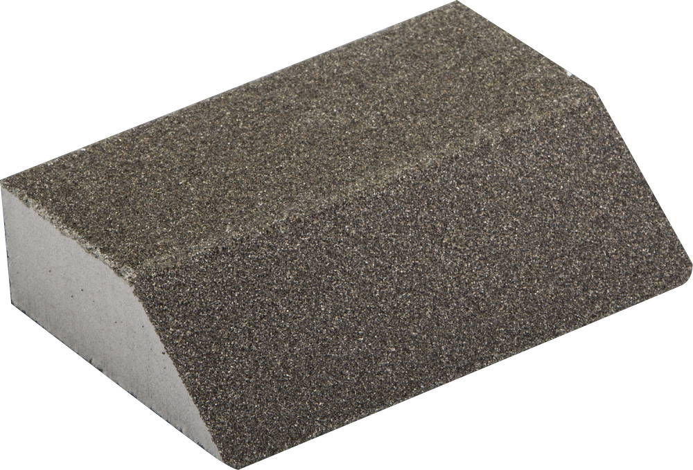 Губка шлифовальная водостойкая четырехсторонняя Р80, 100 х 68 х 42 х 26 мм ЗУБР 35613-080