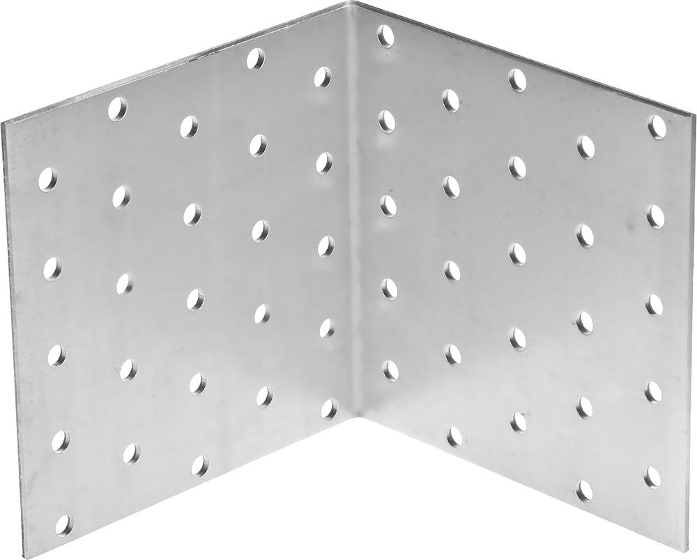 Крепежный уголок равносторонний УКР-2.0 100 x 100 x 100 x 2 мм, цинк ЗУБР 310206-100-100