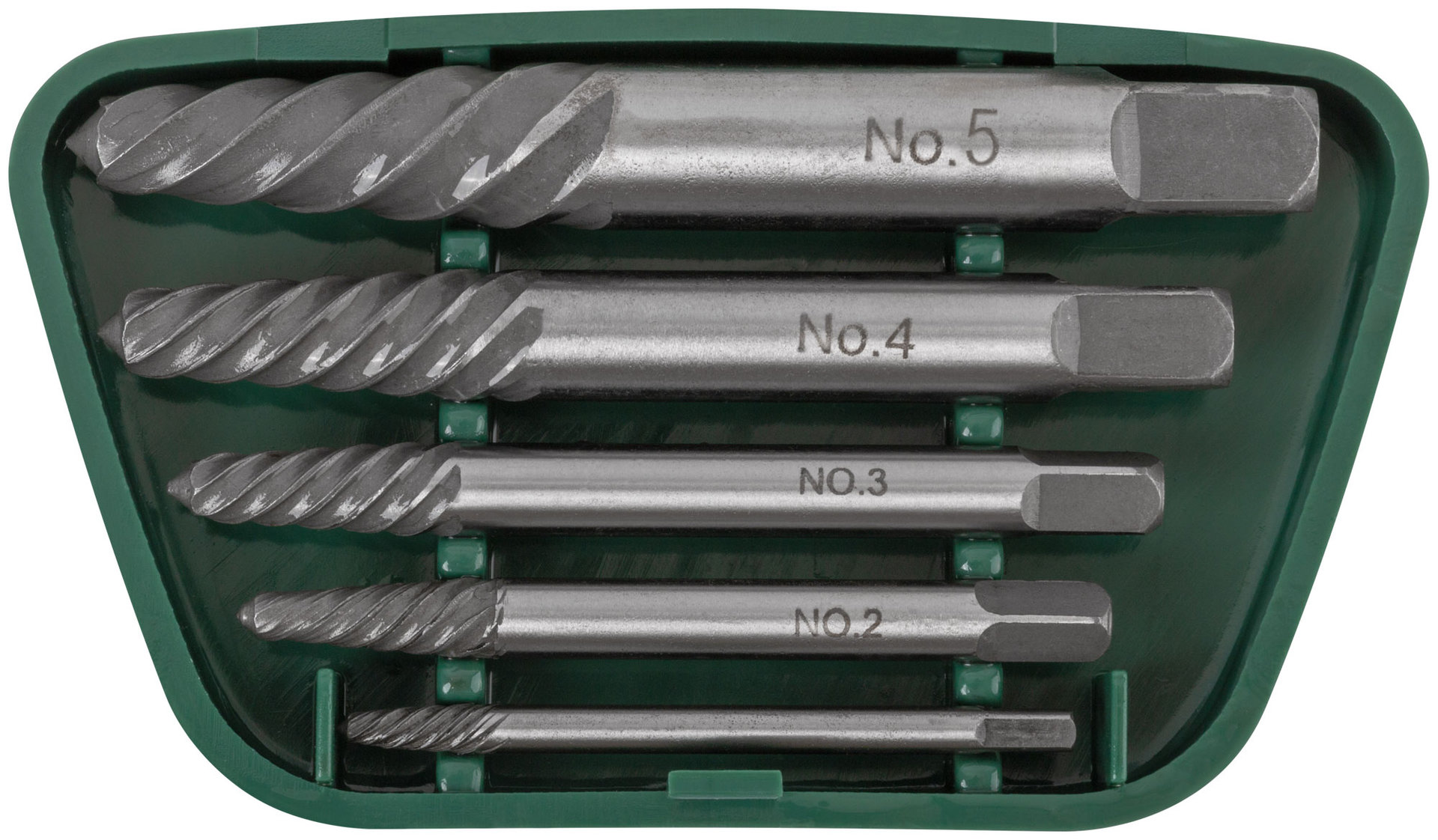 Экстракторы для шурупов усиленные 5 шт. (36436)