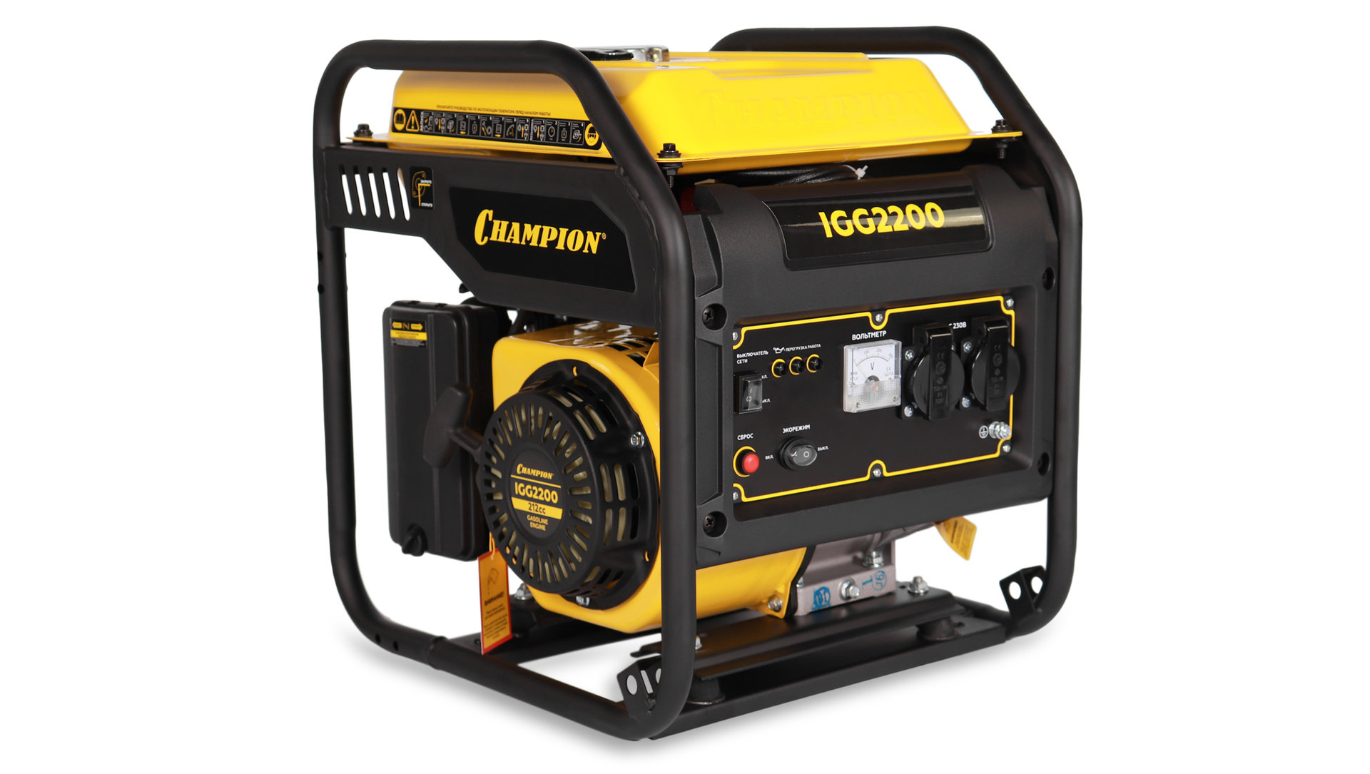 Генератор CHAMPION IGG2200 (2/2,1кВт, 7лс, 7л, 25кг) (IGG2200)
