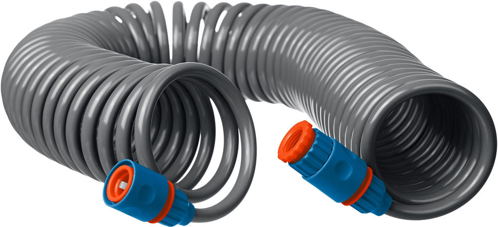 Поливочный набор, спиральный шланг 3/8 x 15 м, пистолет-распылитель, адаптеры, PROLine GRINDA 428495