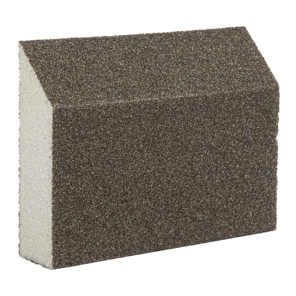 Губка для шлифования, 120 х 90 х 25 мм, трапеция, мягкая, P 100 Matrix (75730)