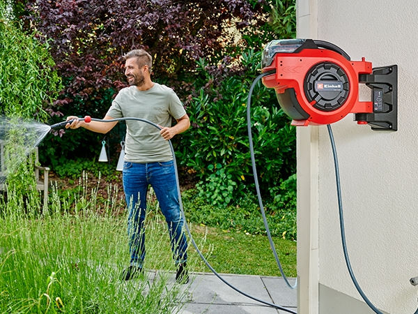 Катушка д.садового шланга Einhell PXC GE-HR 18/30, 18В, дл.шланга до 30м,со шл в компл,без АКК и ЗУ (4173770)