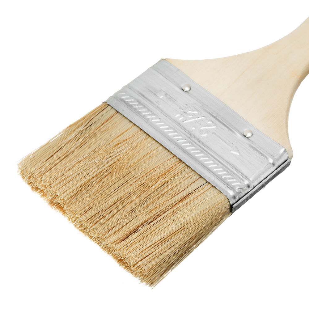 Кисть плоская Slimline 2.5 (63 мм) натуральная щетина, деревянная ручка Sparta (824355)