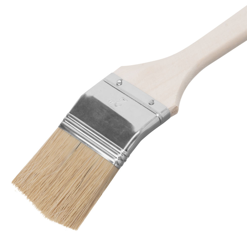 Кисть радиаторная 2, натуральная щетина, деревянная ручка MTX (83846)