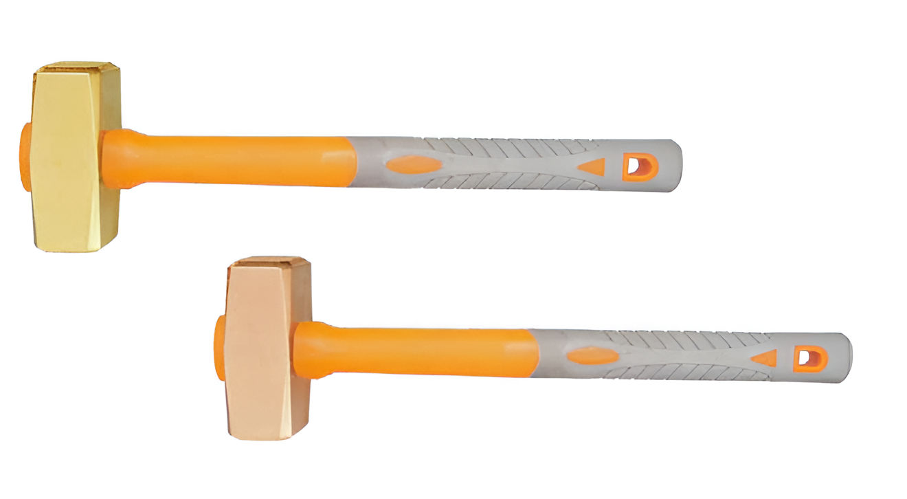 Кувалда тупоносая (немецкий тип) 5 кг BeCu рукоятка фиберглас искробезопасная 192B-1014, HORTZ