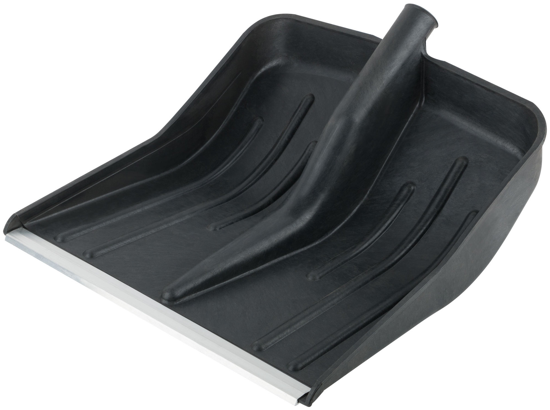 Лопата для уборки снега большая пластиковая, без черенка 420х420 мм (68100)