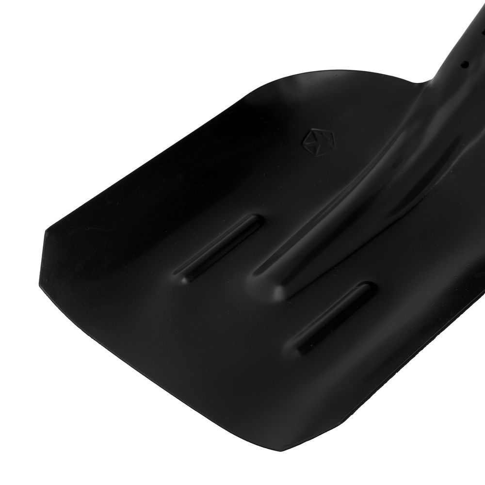 Лопата совковая, 230х280 мм, ребра жесткости, без черенка, (61420)