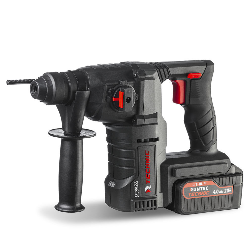 Перфоратор аккумуляторный TECHNIC 2.5Дж, 20В, 24Ач, 900Вт RUNTEC RT-EH900T