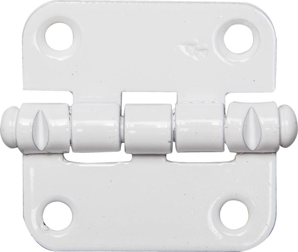 Петля карточная ПН-40 40 x 40 x 1.5 мм, цвет белый 37621-40