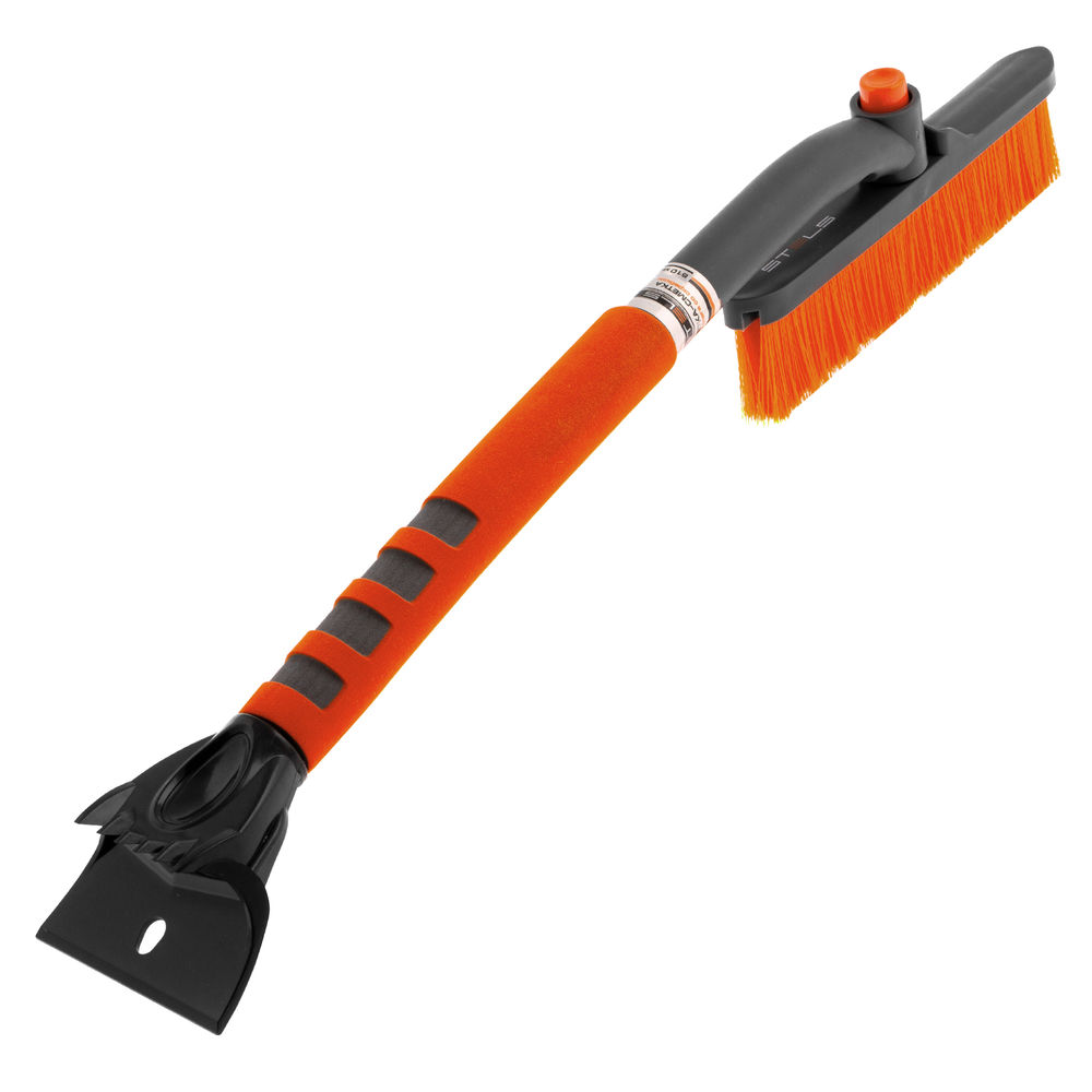 Щетка-сметка для снега со скребком, поворотная голова, 510 мм Stels (55305)