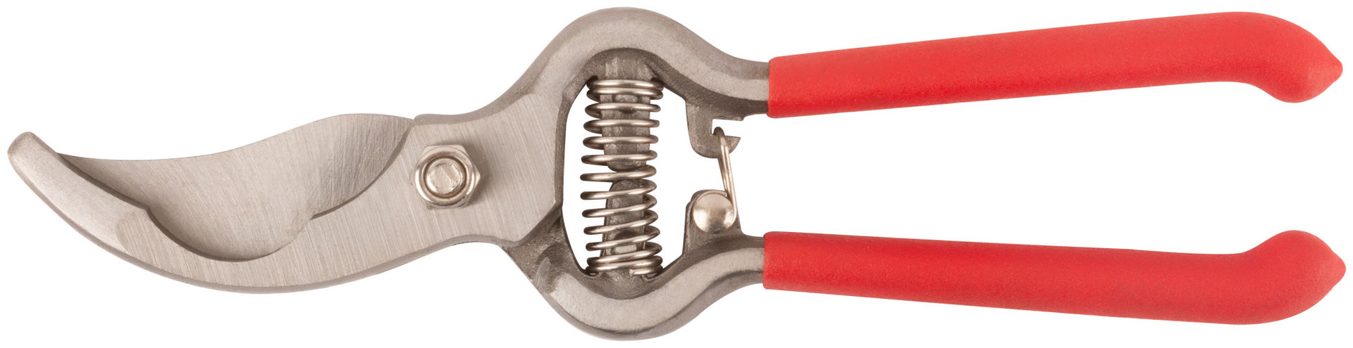 Секатор Стандарт, режущие кромки внахлест, цельнокованый, ПВХ покрытие ручек 200 мм (77084)