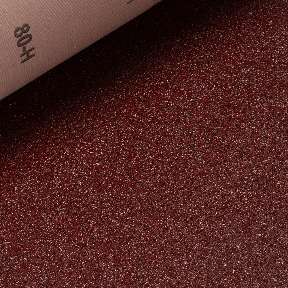 Шкурка на тканевой основе, зернистость № 80, 775 мм х 20 м, БАЗ (75279)