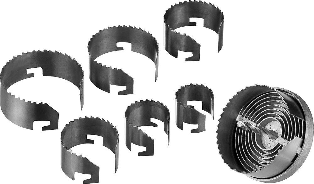 Пила кольцевая наборная по дереву 7 шт, (26-32-38-45-50-56-64 х 23 мм) STAYER 2956-1