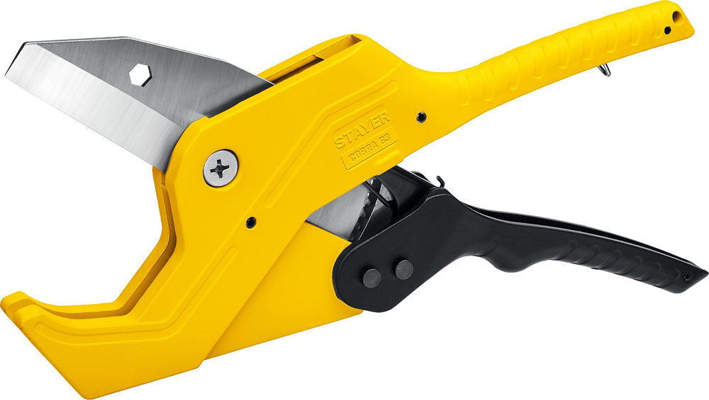 Труборез автоматический COBRA-63, до 63 мм, по металлопластиковым и пластиковым трубам STAYER Professional 23375-63