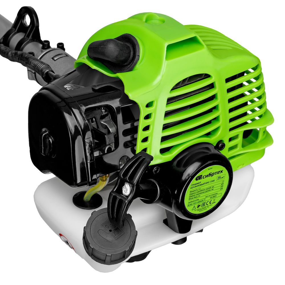 Триммер бензиновый БКС 1300, 25 см3, 1.3 л. с, неразъемная штанга, состоит из 2 частей Сибртех (96240)