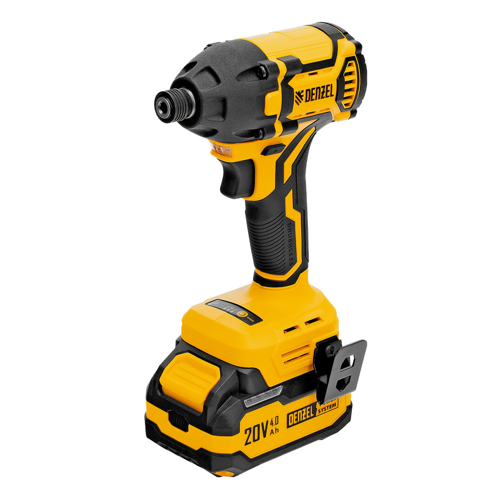 Винтоверт ударный аккумуляторный бесщет. CIDH-BL-20-270, Li-Ion, 20 В// Denzel (26514)