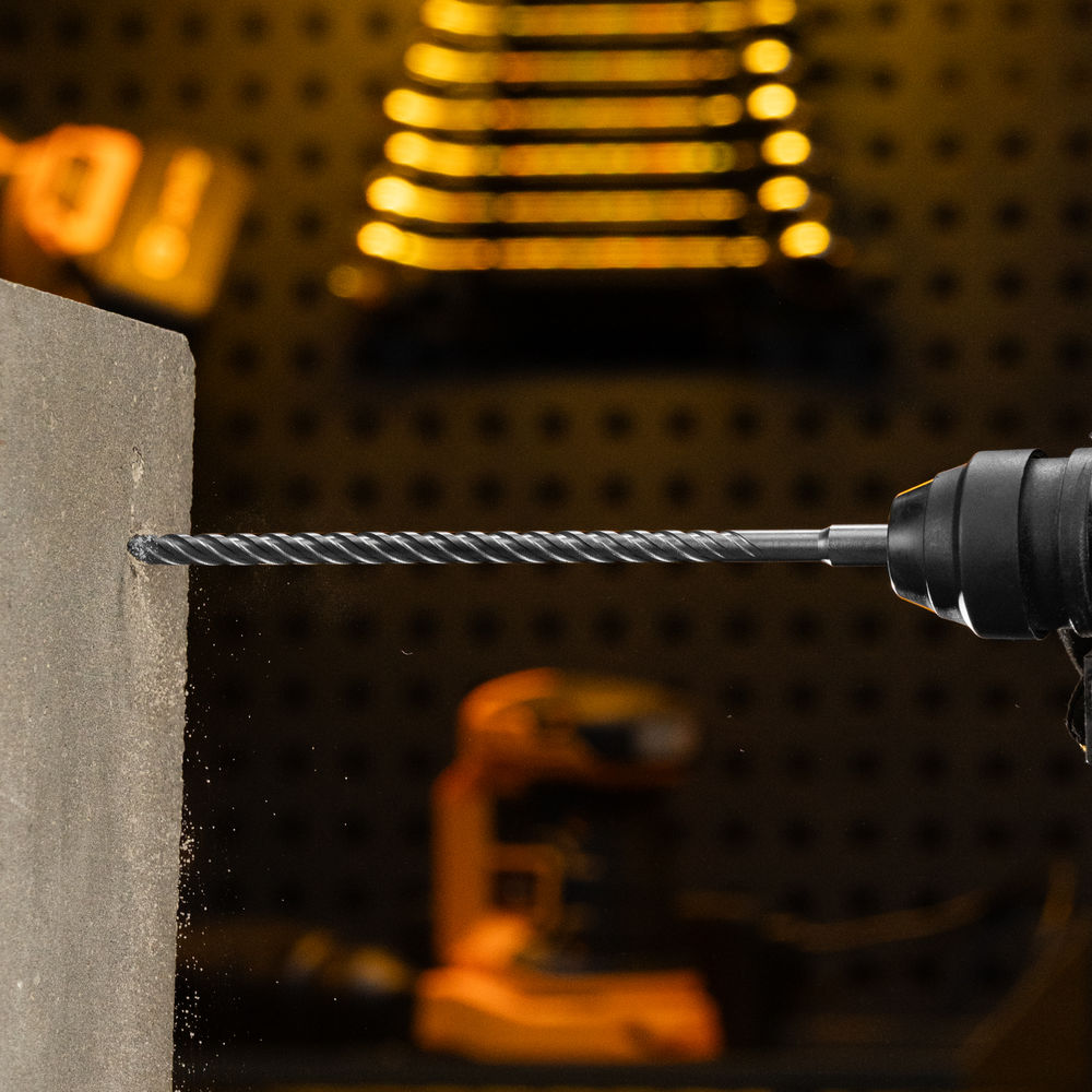 Бур по бетону, цельная крестовая пластина, 8x315 мм, SDS PLUS Denzel (705309)