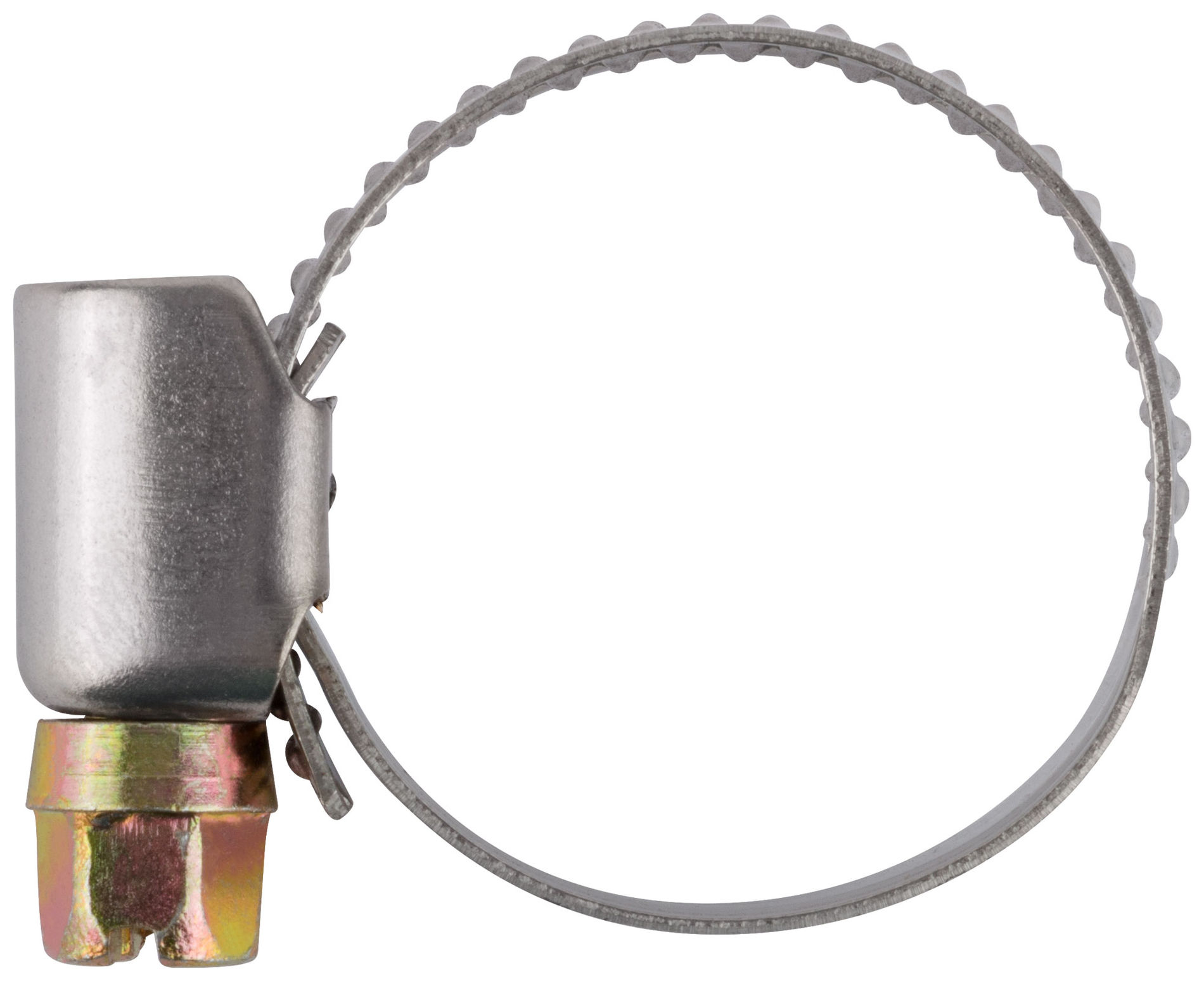 Хомут обжимной (нержавеющая сталь со сваркой) 13-26 мм (64275)