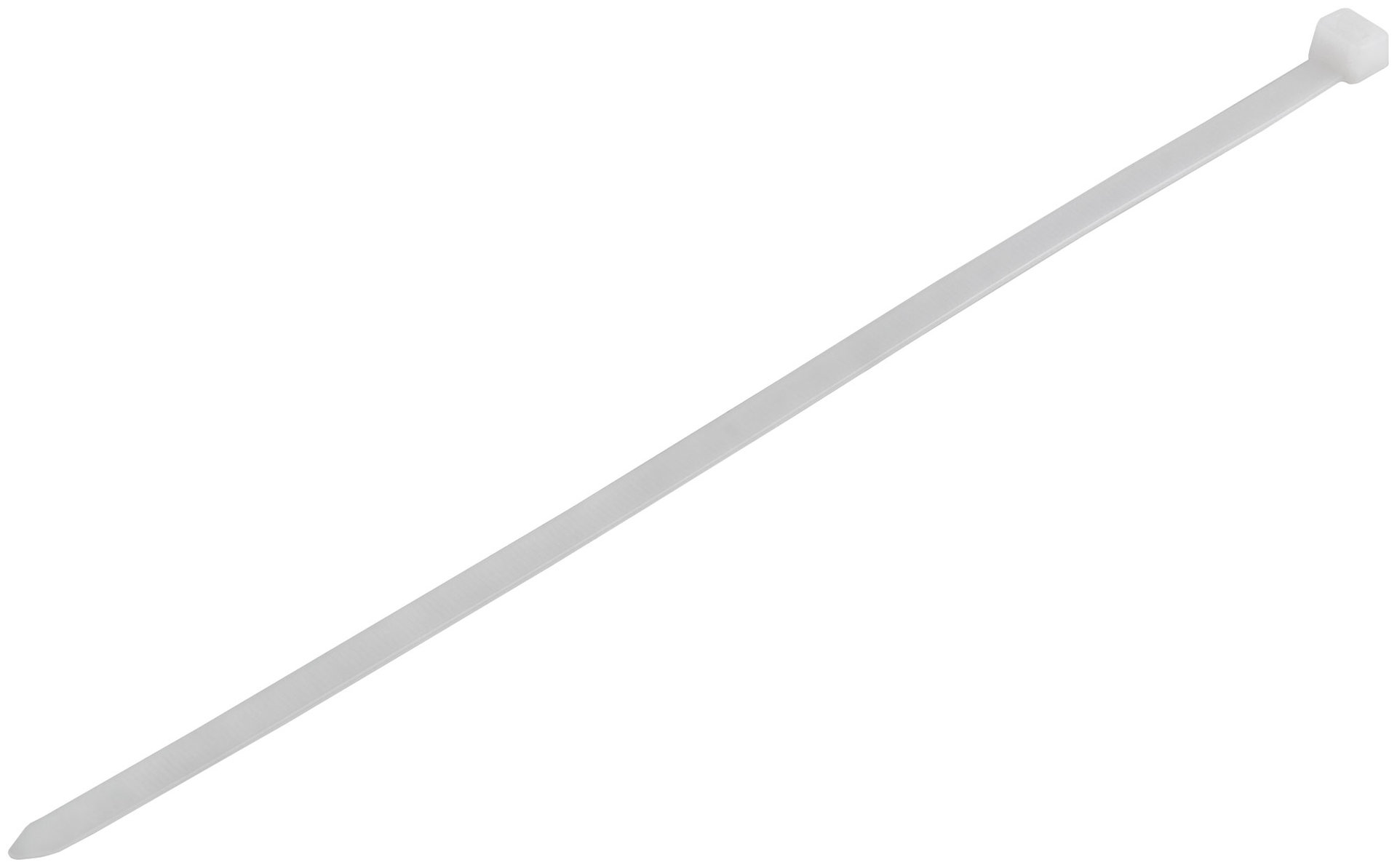 Хомуты нейлоновые для проводов, белые 100 шт., 7,6х300 мм (60381)