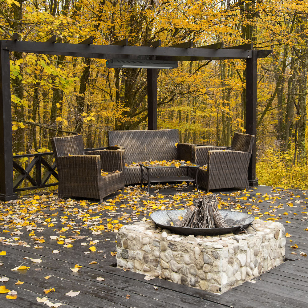 Инфракрасный обогреватель КМИ-2000, 230В, 2000 Вт, плавная регулировка мощности MTX (96463)