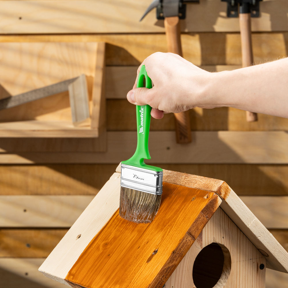 Кисть флейцевая Работы по дереву Color Line 70 х 12 мм Matrix (83375)